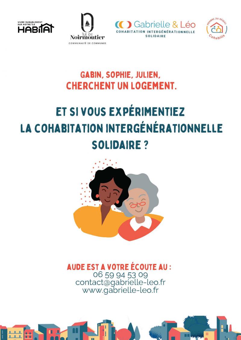 19 mars 2025 - Réunion d'information : Cohabitation intergénérationnelle - Gabrielle & Léo