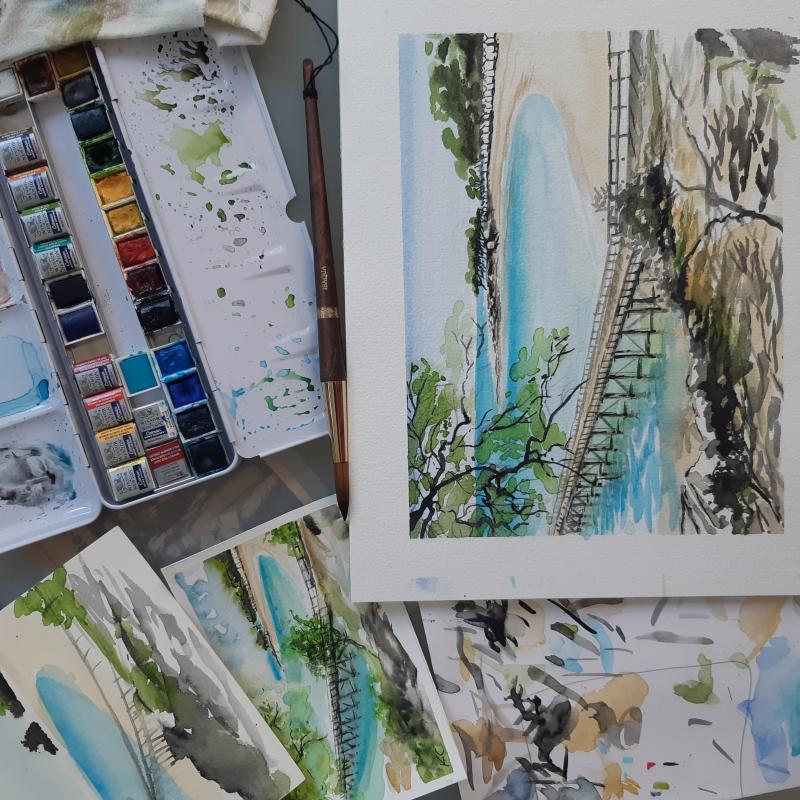 9 novembre 2024 - Atelier aquarelle avec Karine