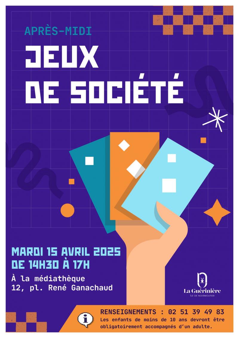 15 avril 2025 - Après-midi jeux de société