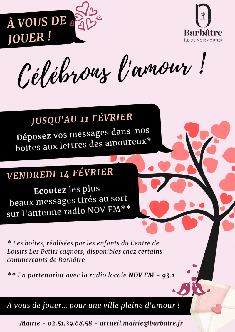 Jusqu'au 14 février 2025 - Célébrons l'amour !