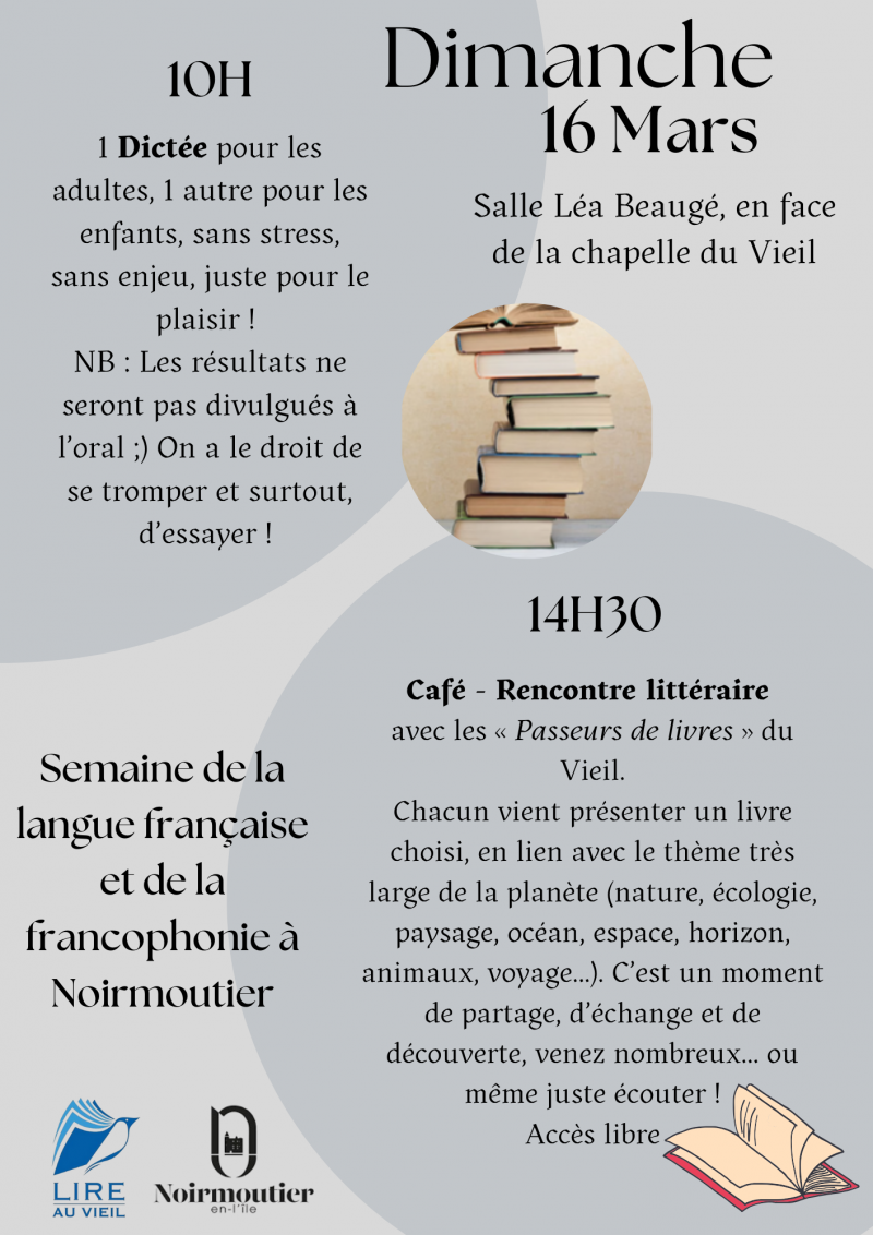 16 mars 2025 -  Semaine de la langue française et de la francophonie