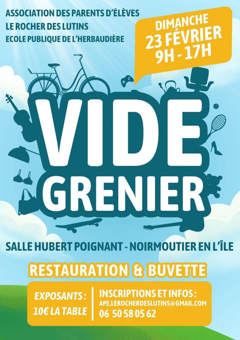 23 février 2025 - Vide grenier Le 23 fév 2025