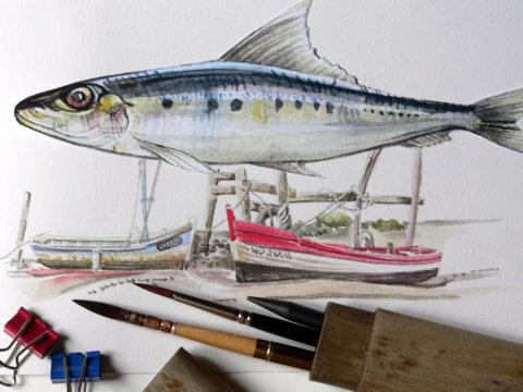 Du 21 décembre 2024 au 5 janvier 2025 - Stage d'aquarelle et de dessin sur demande avec Sardine Atelier d'Art