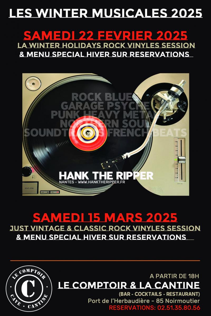 15 mars 2025 - Just Vintage & Classic Rock Vinyles Session au Comptoir