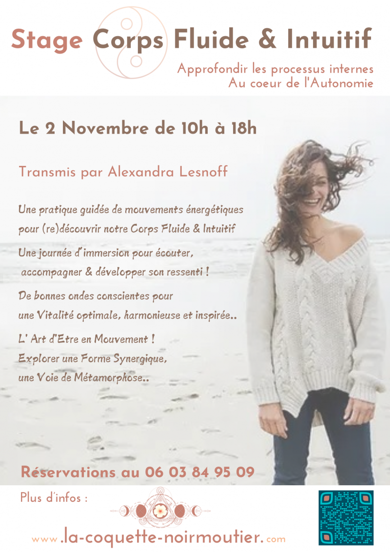 2 novembre 2024 - Stage Corps Fluide & Intuitif Du 27 oct au 2 nov 2024