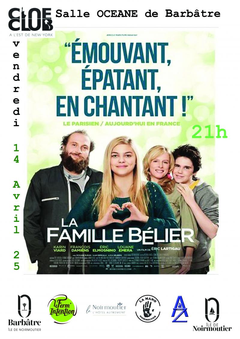 11 avril 2025 - Projection du film La famille Bélier par le Ciné-Club de Barbâtre