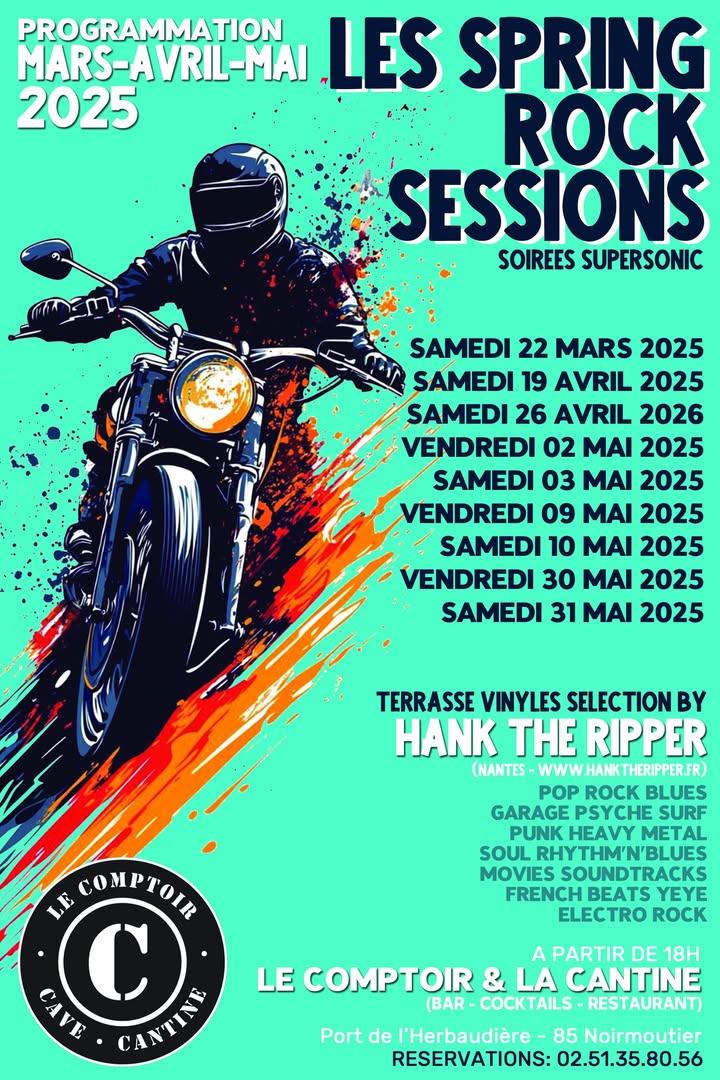 19 avril 2025 - Les Spring Rock Sessions au Comptoir