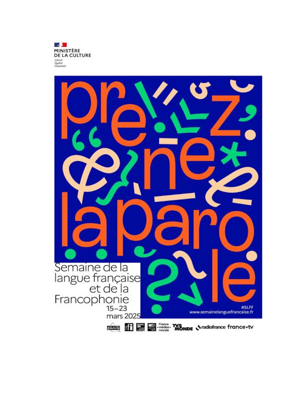 15 mars 2025 -  Semaine de la langue française et de la francophonie