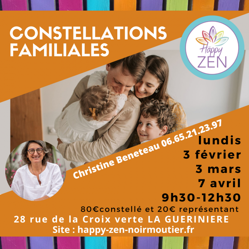 7 avril 2025 - Constellations familiales au Happy Zen